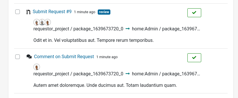 Notifications detail